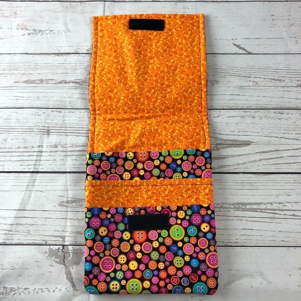 𝅺new Button Print Notebook/Pencil Case